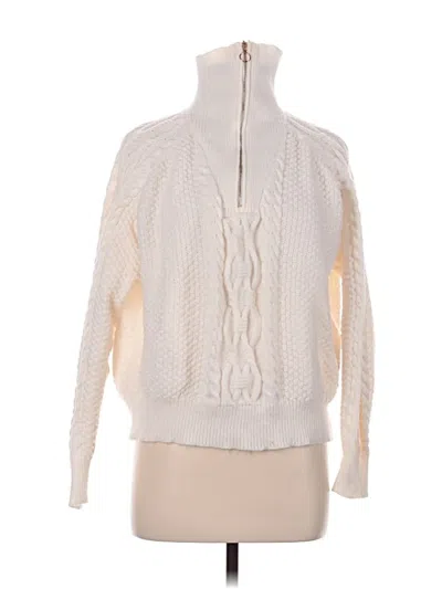 Pre-owned Shein Pullover Sweater In White