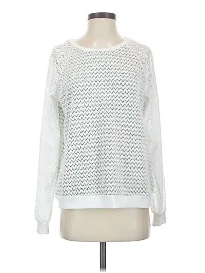 Pre-owned Shein Pullover Sweater In White