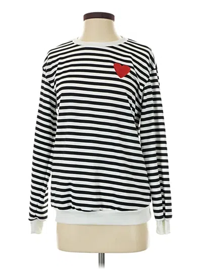 Pre-owned Shein Pullover Sweater In White