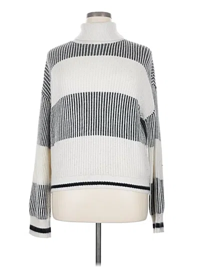 Pre-owned Shein Pullover Sweater In White
