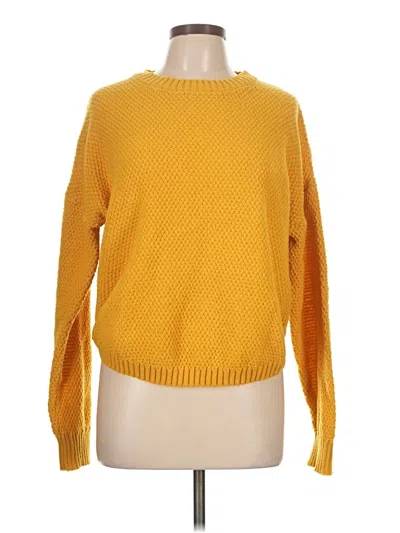 Pre-owned Shein Pullover Sweater In Yellow