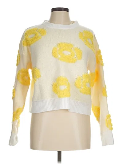 Pre-owned Shein Pullover Sweater In Yellow