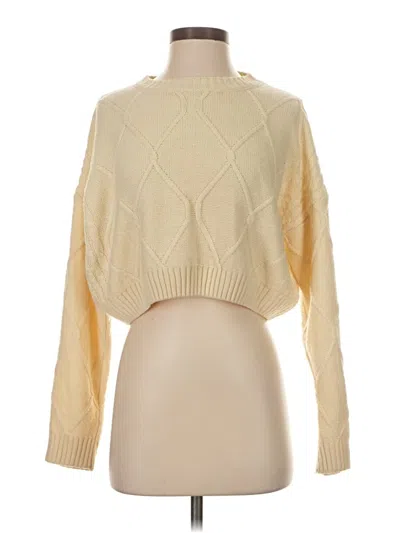 Pre-owned Shein Pullover Sweater In Yellow