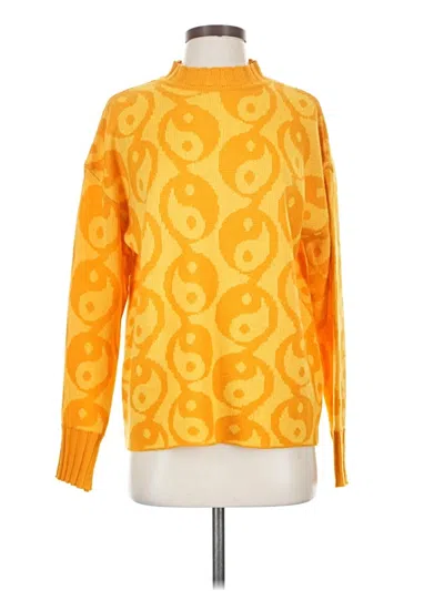 Pre-owned Shein Pullover Sweater In Yellow