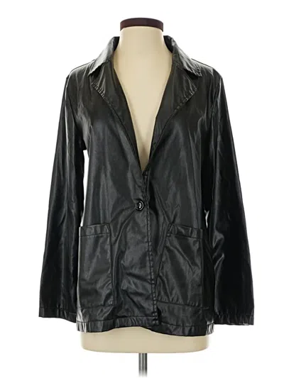 Pre-owned Shein Raincoat In Black