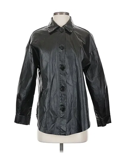 Pre-owned Shein Raincoat In Black