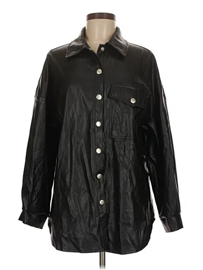 Pre-owned Shein Raincoat In Black