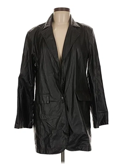 Pre-owned Shein Raincoat In Black