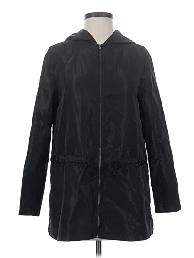 Pre-owned Shein Raincoat In Black