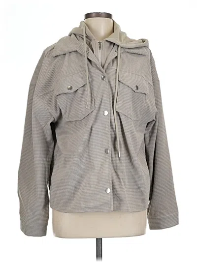 Pre-owned Shein Raincoat In Gray