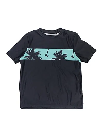 Pre-owned Shein Rash Guard In Blue