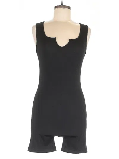 Pre-owned Shein Romper In Black