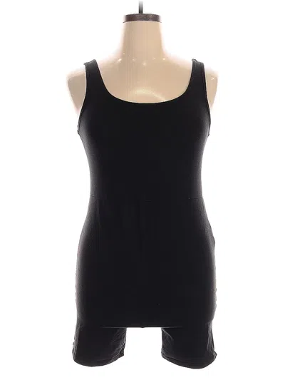 Pre-owned Shein Romper In Black