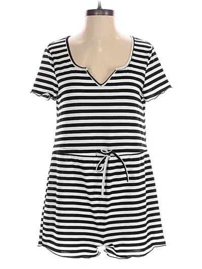 Pre-owned Shein Romper In Black