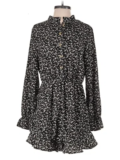 Pre-owned Shein Romper In Black