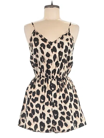 Pre-owned Shein Romper In Black