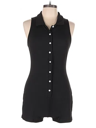 Pre-owned Shein Romper In Black