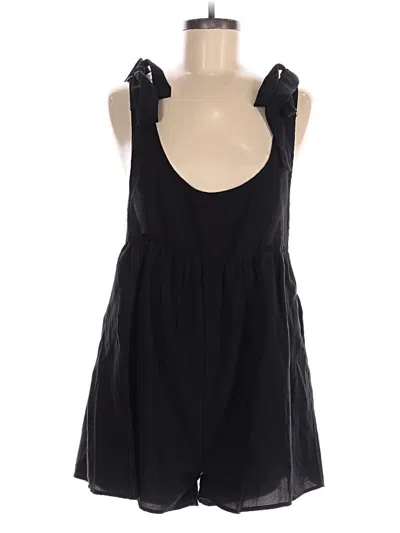 Pre-owned Shein Romper In Black