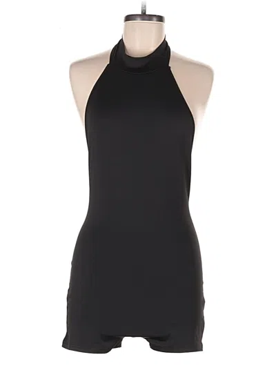 Pre-owned Shein Romper In Black