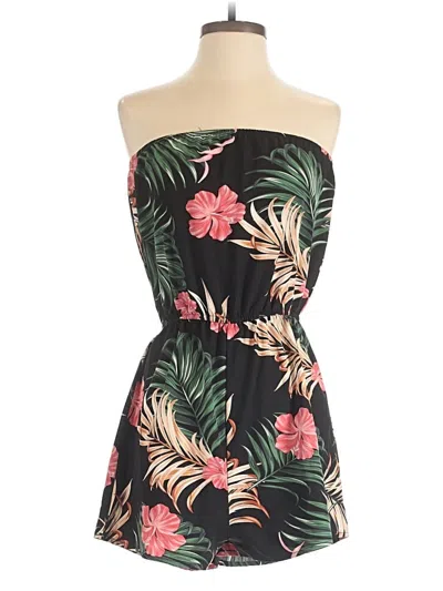 Pre-owned Shein Romper In Black