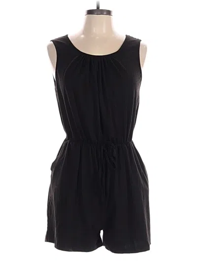 Pre-owned Shein Romper In Black