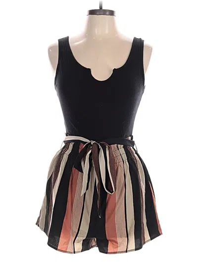 Pre-owned Shein Romper In Black