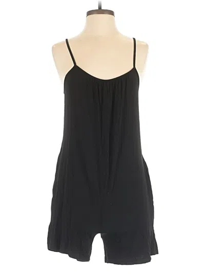 Pre-owned Shein Romper In Black