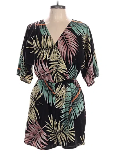 Pre-owned Shein Romper In Black
