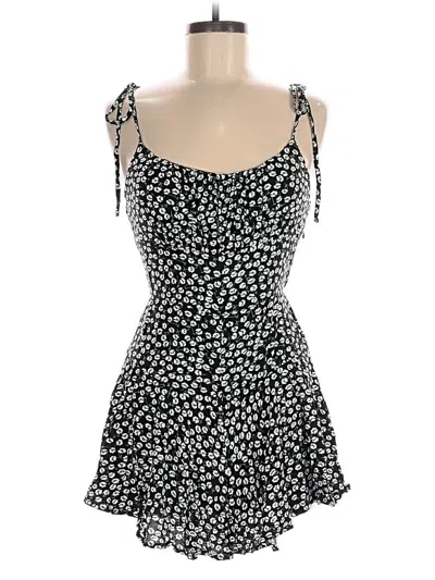 Pre-owned Shein Romper In Black