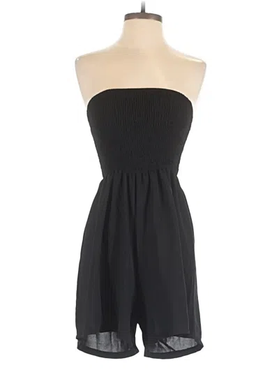 Pre-owned Shein Romper In Black