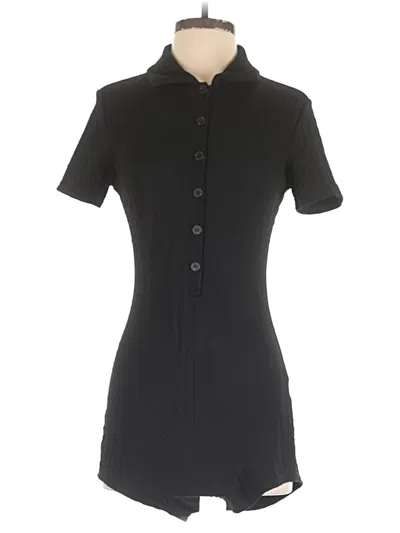 Pre-owned Shein Romper In Black