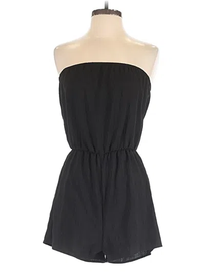 Pre-owned Shein Romper In Black