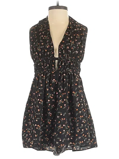 Pre-owned Shein Romper In Black