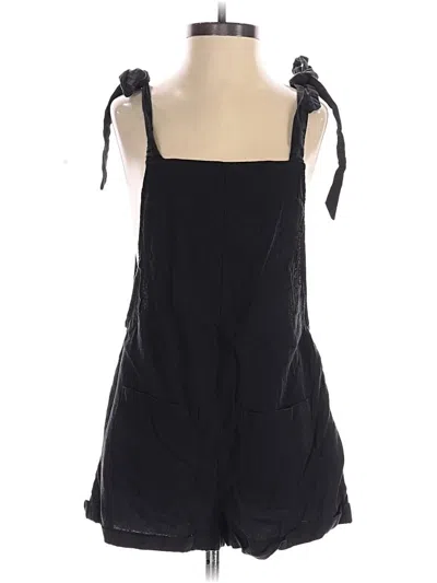 Pre-owned Shein Romper In Black