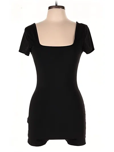 Pre-owned Shein Romper In Black
