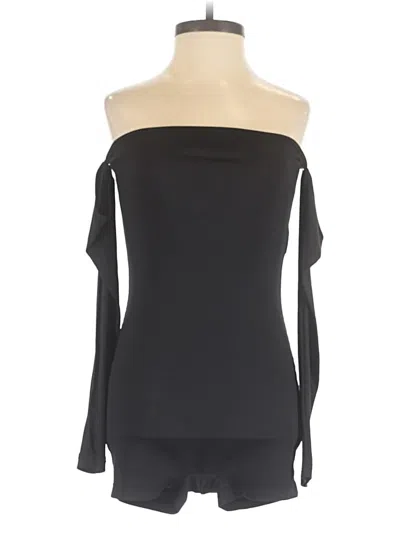 Pre-owned Shein Romper In Black