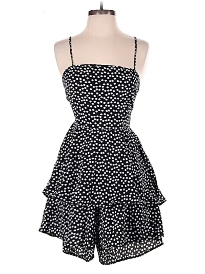 Pre-owned Shein Romper In Black