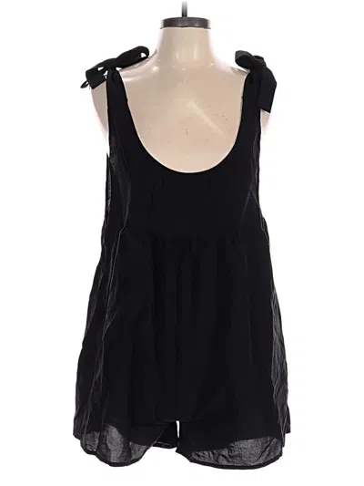 Pre-owned Shein Romper In Black