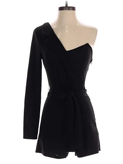 Pre-owned Shein Romper In Black