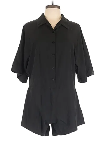 Pre-owned Shein Romper In Black