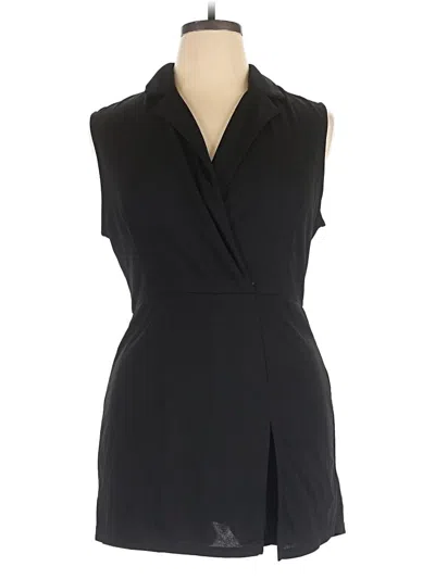 Pre-owned Shein Romper In Black