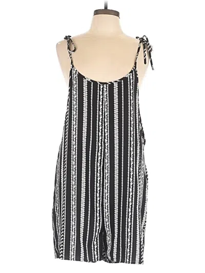 Pre-owned Shein Romper In Black