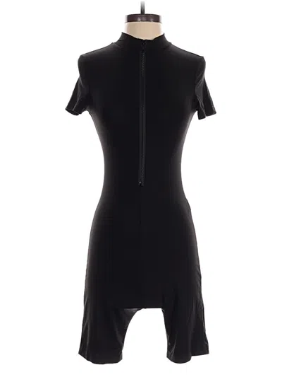 Pre-owned Shein Romper In Black