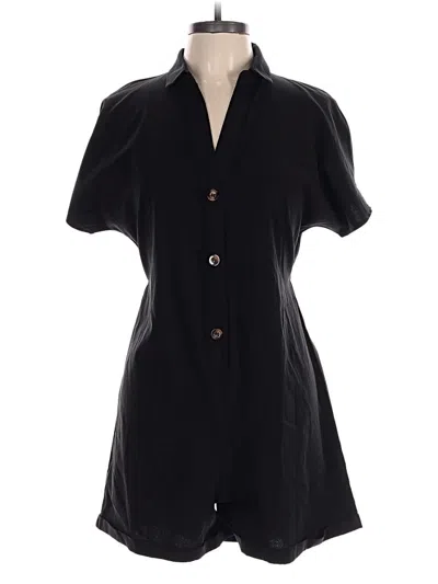 Pre-owned Shein Romper In Black