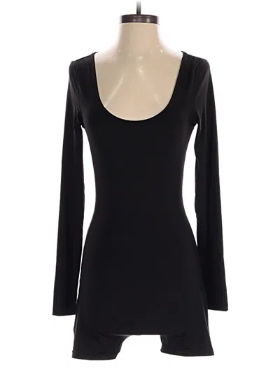 Pre-owned Shein Romper In Black