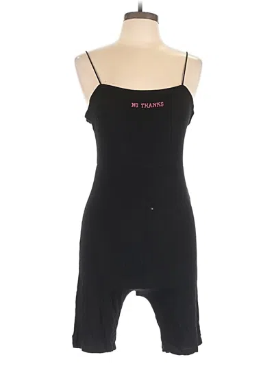 Pre-owned Shein Romper In Black