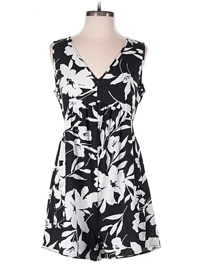 Pre-owned Shein Romper In Black