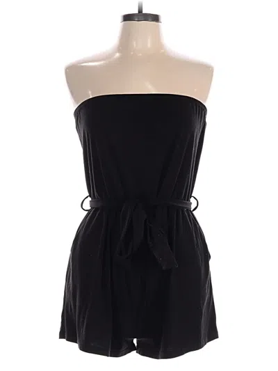 Pre-owned Shein Romper In Black