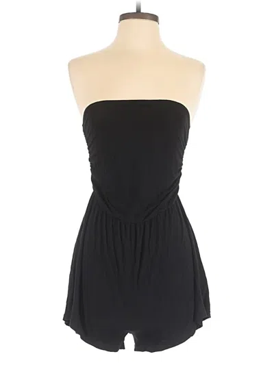 Pre-owned Shein Romper In Black