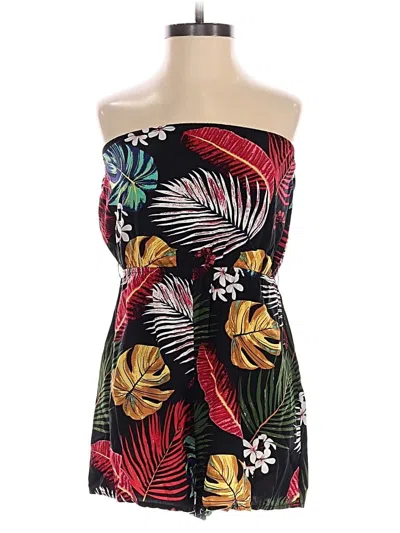 Pre-owned Shein Romper In Black